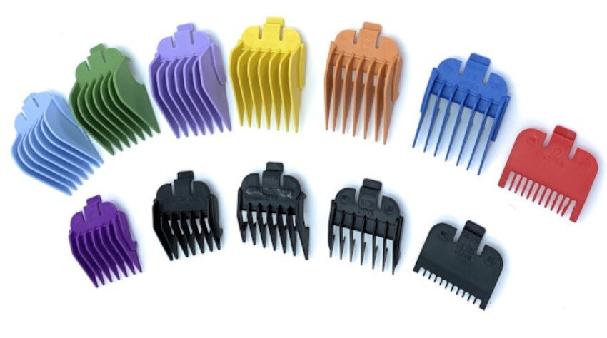 Strzyzarka WAHL Color Pro 9649-916 kolorowe grzebienie nasadki