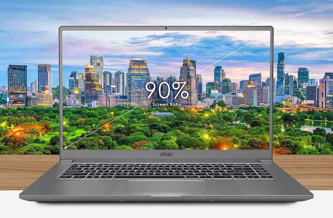 Laptop MSI Modern 15 - wyświetlacz