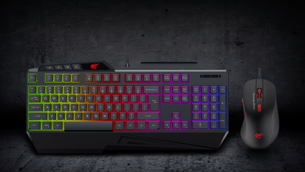 Zestaw HAVIT 2w1 Gamenote KB852CM - ogólny