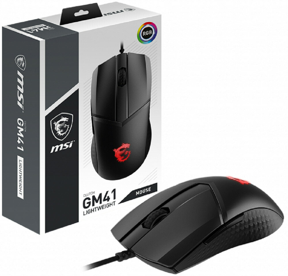 Mysz MSI Clutch GM41 - wysoka rozdzielczosc