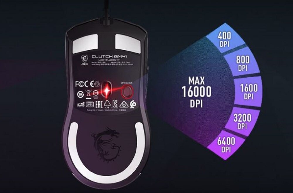Mysz MSI Clutch GM41 - wydajnosc trwalosc