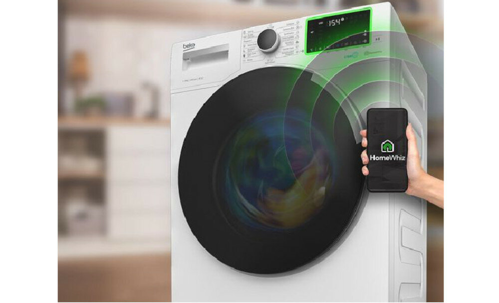 PRALKA BEKO WTE10736HT A+++,10KG,1400RPM,52DB(A)INV,HW,HYGIENETHERAPY,SC,15RP HomeWhiz aplikacja zdalne sterowanie ustawienia