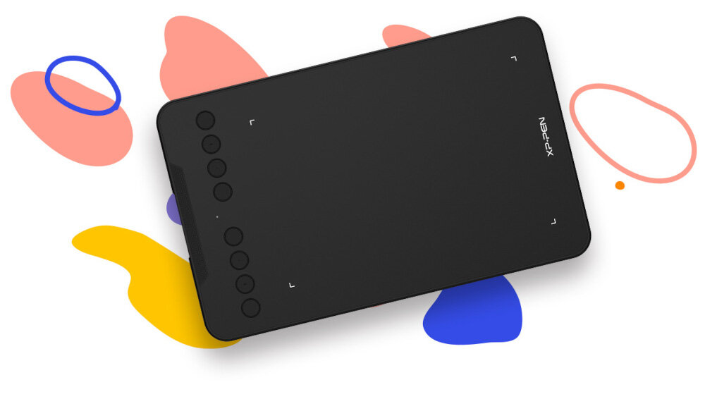 Tablet graficzny XP-PEN Deco Mini 7 wyglad front tyl