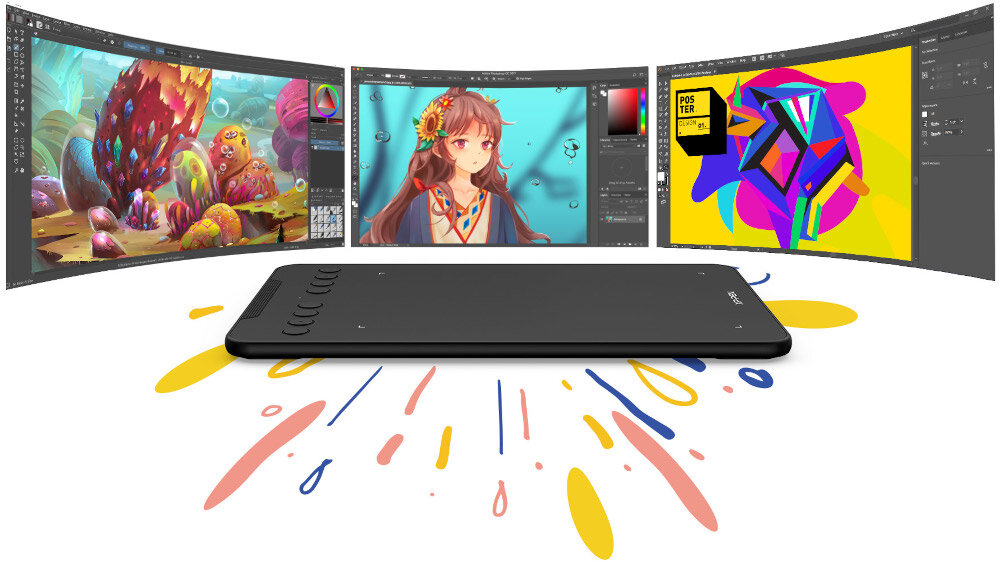 Tablet graficzny XP-PEN Deco Mini 7 solidny wytrzymaly