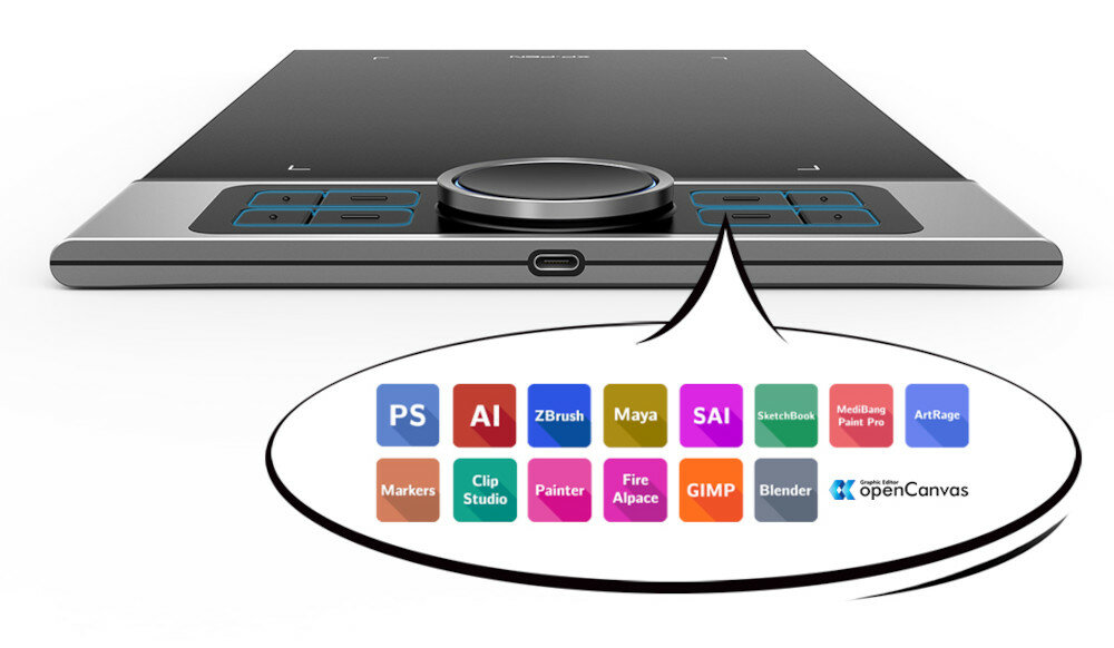 Tablet graficzny XP-PEN Deco Pro S profesjonalny wyglad elegancki czulosc