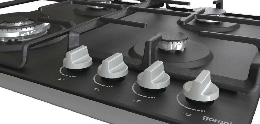 GORENJE-GW641EXB płyta gazowa zapłon palnik pokrętło