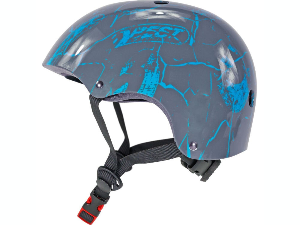Kask rowerowy BEST SPORTING Skate 302092 Szaro-niebieski (rozmiar L) rozmiar regulacja