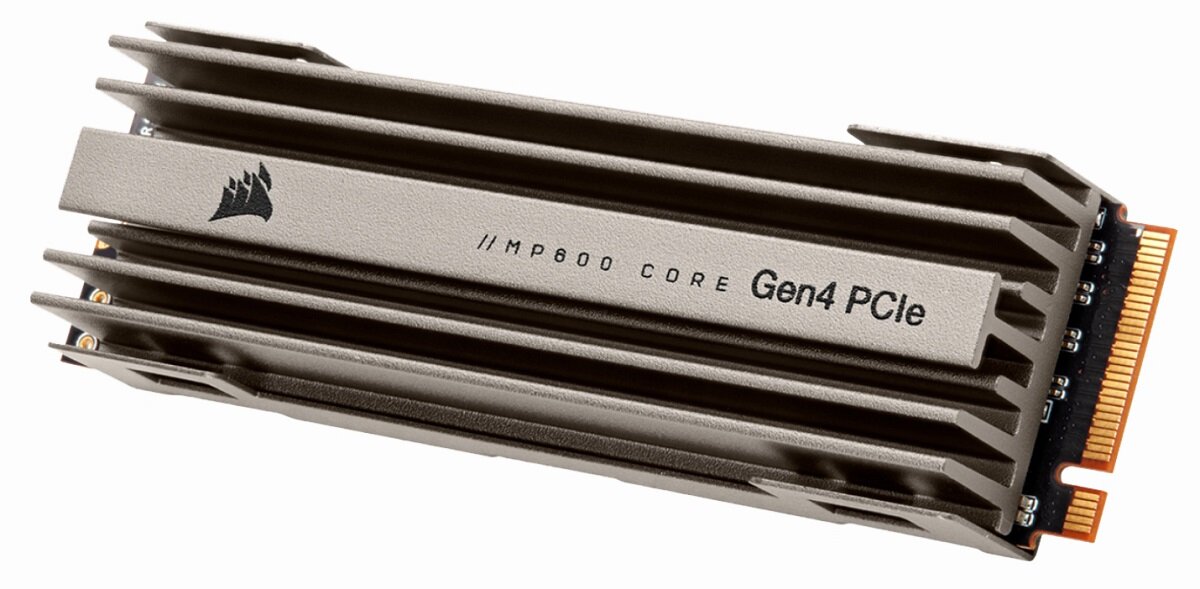 Dysk CORSAIR MP600 Core Zaskakujące właściwości sprzętowe