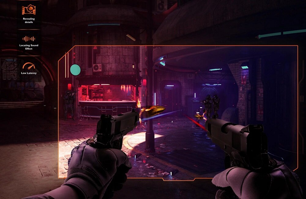 Projektor BENQ X1300i Zidentyfikuj pobliskie zagrożenia w trybie FPS