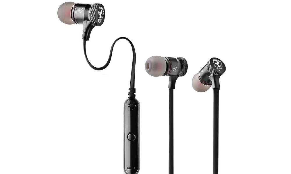 Słuchawki dokanałowe FERRARI FESEPRCBK ANC Czarne