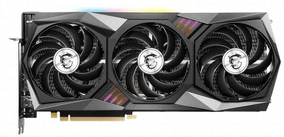 Karta graficzna MSI GeForce RTX 3060 Gaming X Trio 12GB - Wydjany układ chłodzenia Twin Frozr 8 wentylatory Torx Fan 4.0