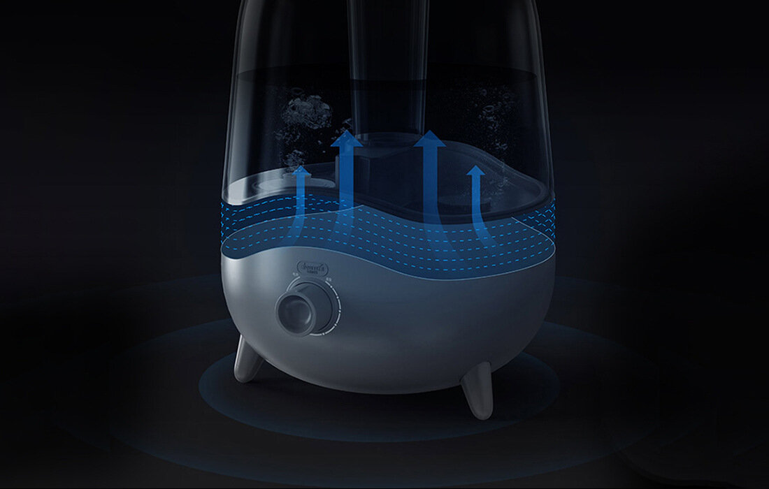 Nawilzacz ultradzwiękowy DEERMA F323W doskonale dzialanie 8 szczelin zapobiega zaciekom