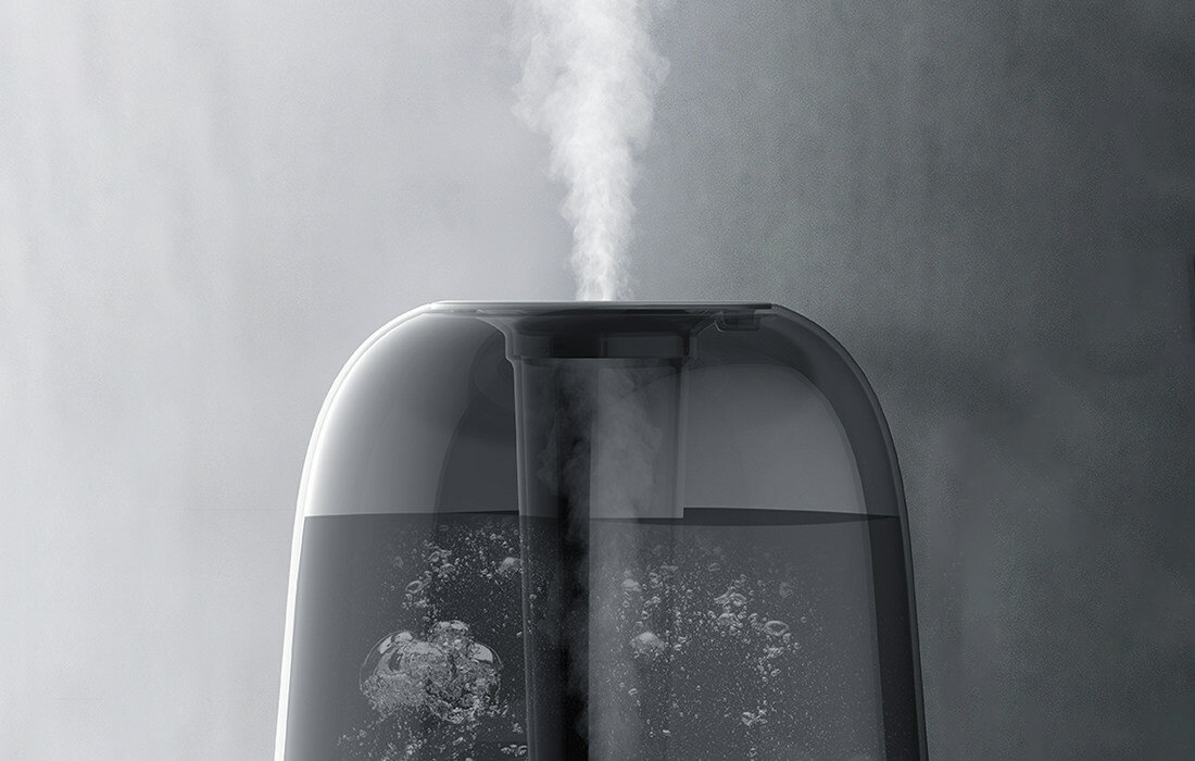 Nawilzacz ultradzwiękowy DEERMA F323W wydajnosc wygoda dlugi czas pracy 5-litrowy zbiornik na wode uzytkowanie dzien i noc