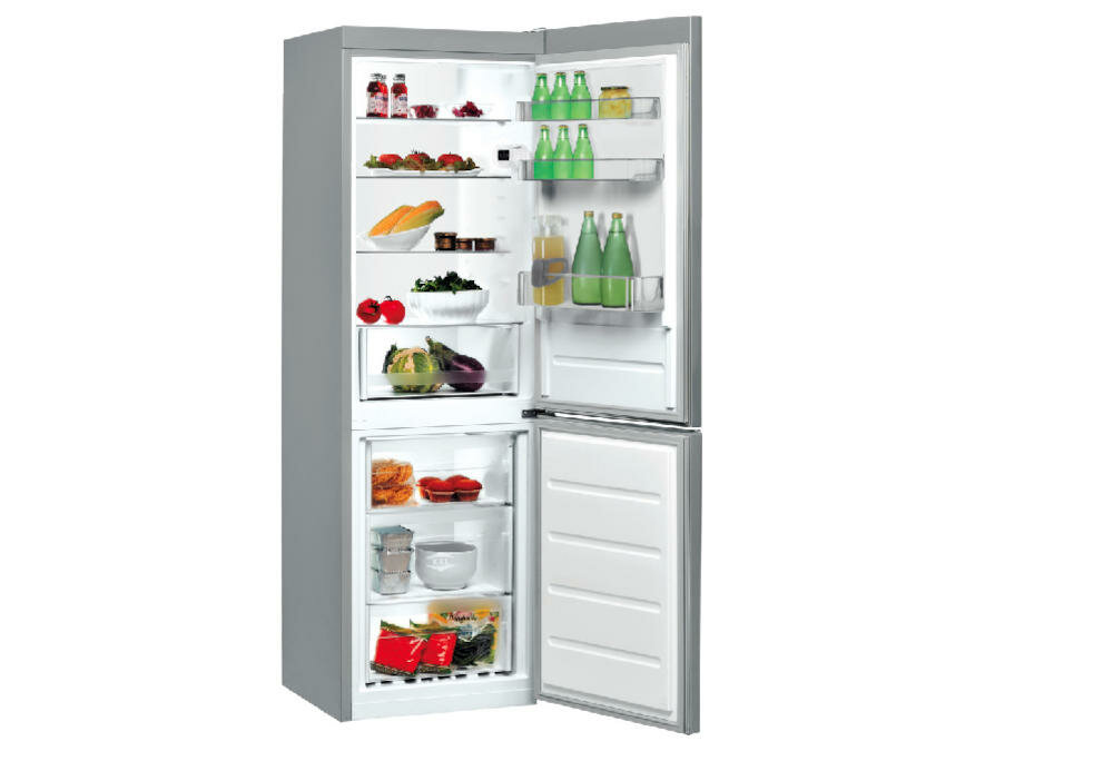 INDESIT-LI7-S1E-S lodówka funkcje pojemna wygodna zamrażarka kuchnia