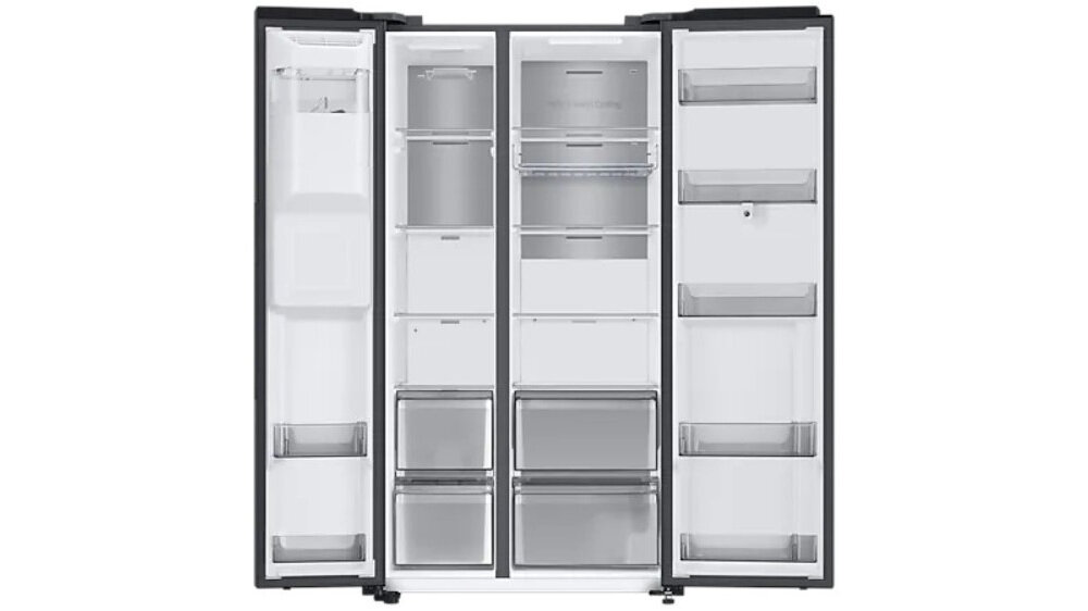 Lodówka SAMSUNG RS6HA8891B1 EF Family Hub Side by side Система Kostkarka Універсальне охолодження