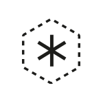 Ikona symbolizująca technologię No Frost Ikona symbolizująca technologię No Frost