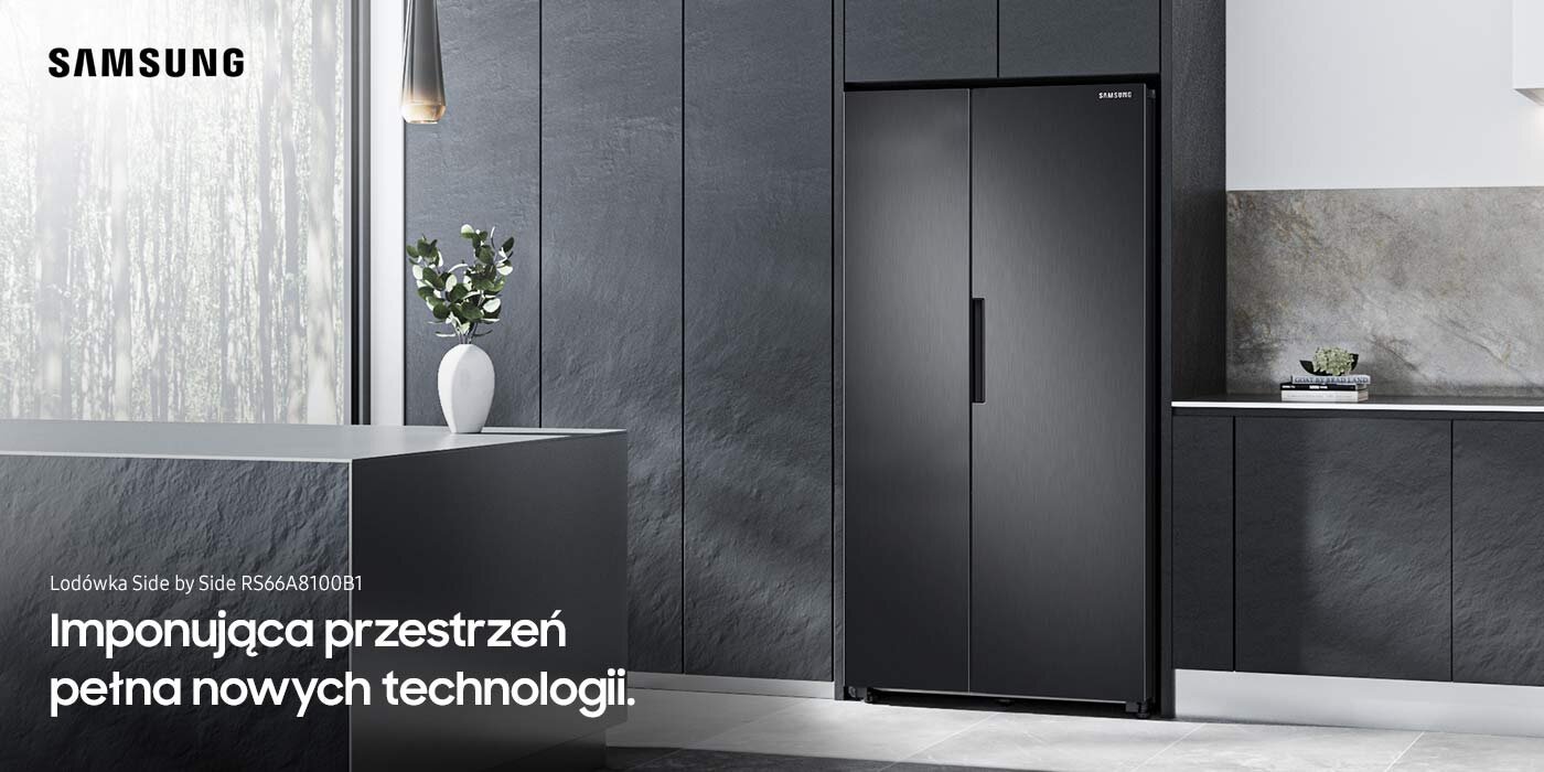 Zaawansowana technologicznie lodówka ze świetnym designem Zaawansowana technologicznie lodówka ze świetnym designem