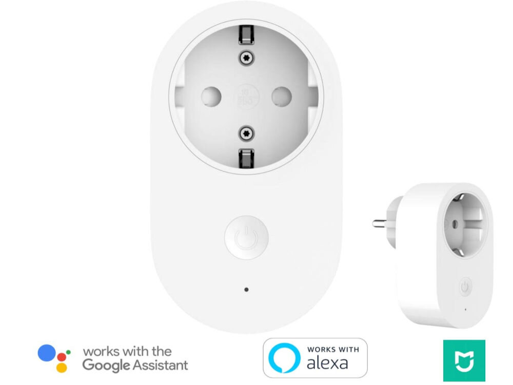 Gniazdko XIAOMI Mi Smart Plug ZNCZ05CM Wi-Fi obsługa głosem amazon alex google assistant