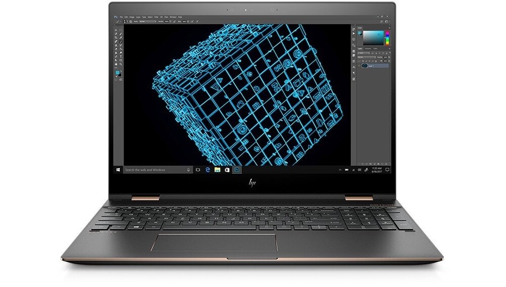 Laptop HP Spectre x360 design