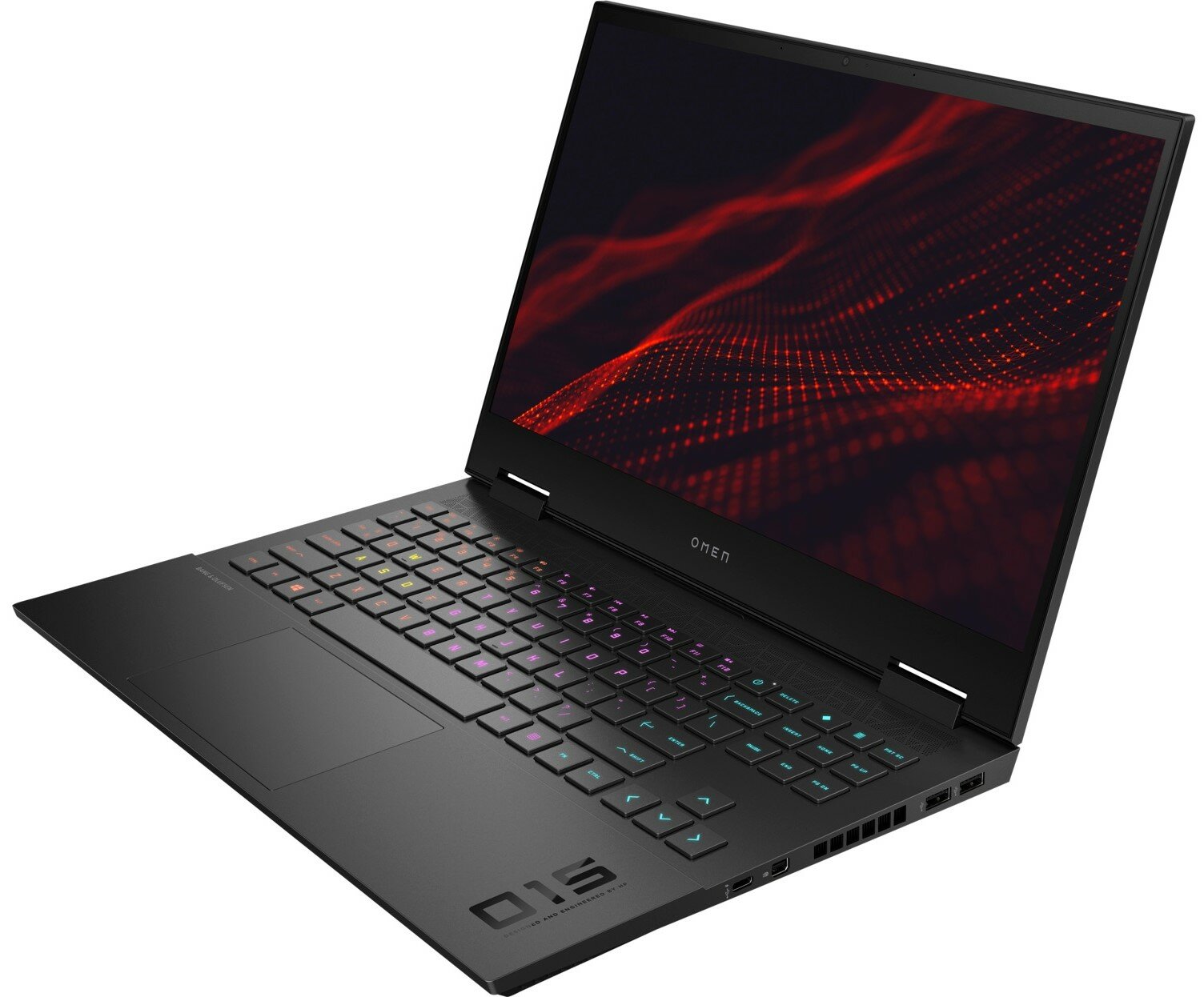 Laptop HP Omen 15-EK0037NW - wygląd ogólny procesor Intel Core i5 Matrca IPS