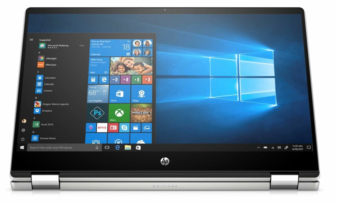 Laptop HP Pavilion x360 - dotykowy ekran zawiasy 360
