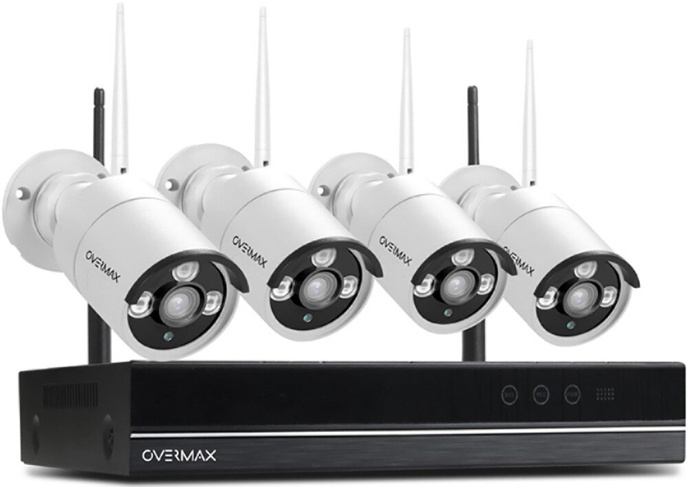Zestaw do monitoringu OVERMAX Camspot NVR 4.0 wygląd opis