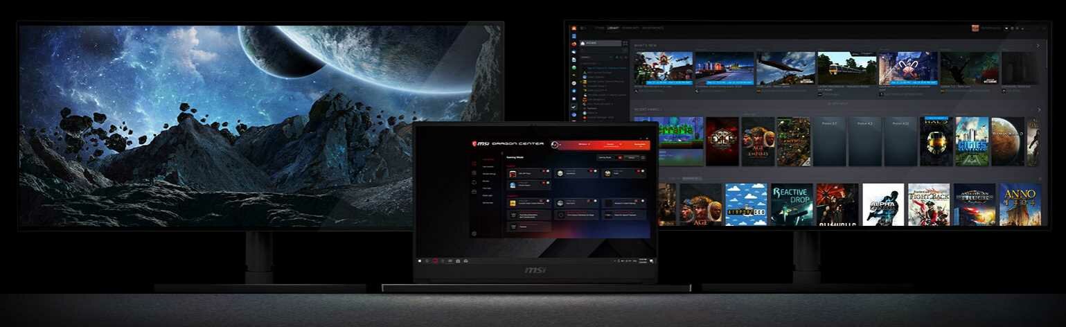 Laptop MSI GS66 Stealth - wejście HDMI USB