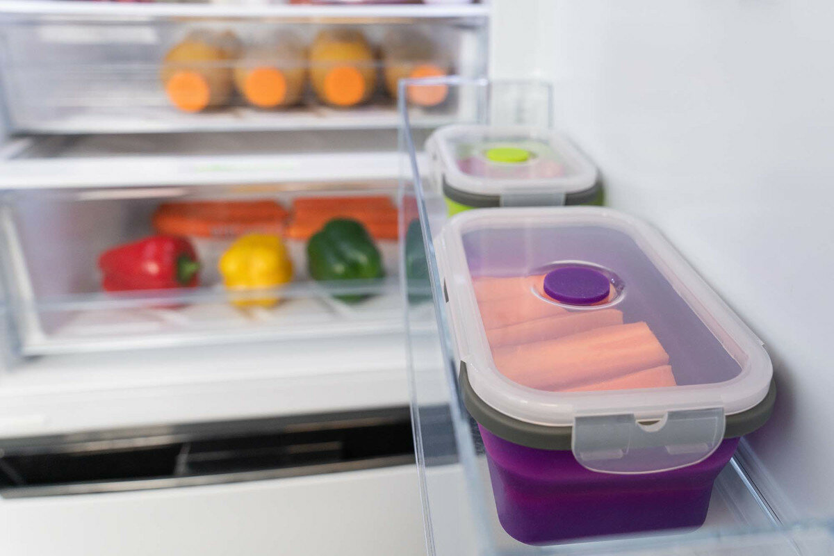 SILIKONOWY POJEMNIK NA ŻYWNOŚĆ 350ML MILLA HOME MSC101 mikrofalowka na parze