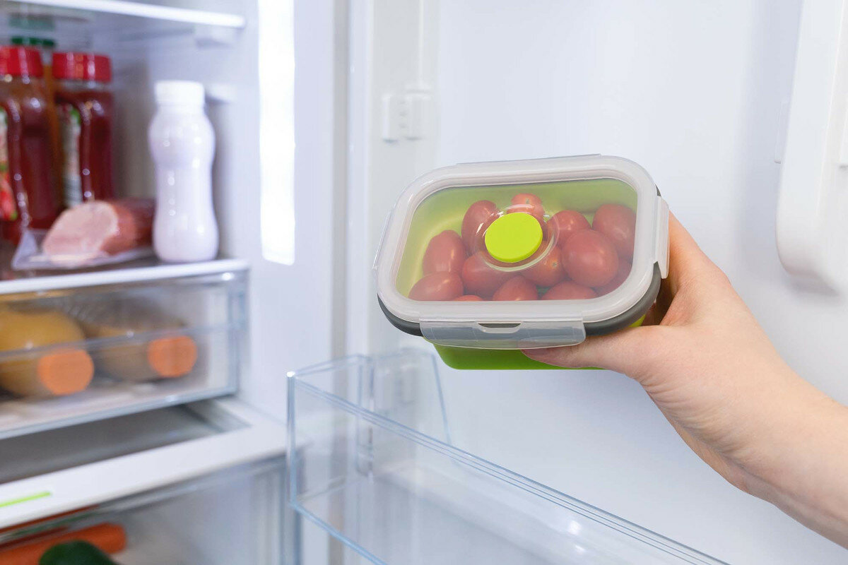 SILIKONOWY POJEMNIK NA ŻYWNOŚĆ 350ML MILLA HOME MSC101 mikrofalowka na parze