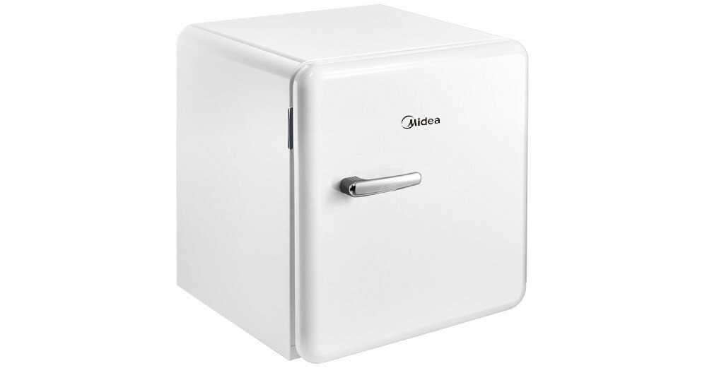 Lodówka MIDEA MDRD86SLF01 Retro Biała front przód główne
