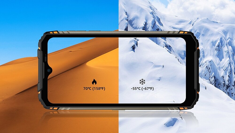 Smartfon DOOGEE S96 Pro temperatury