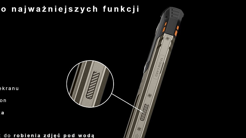 Smartfon DOOGEE S96 Pro przycisk
