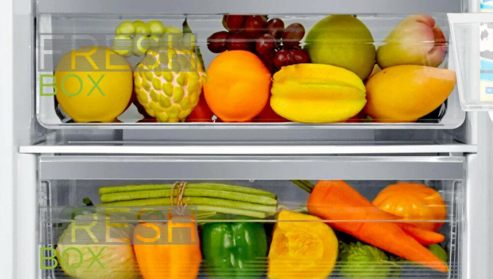 Lodówka MIDEA MDRF644FGE02 Nofrost Side by side szuflada owoce warzywa Fresh Box
