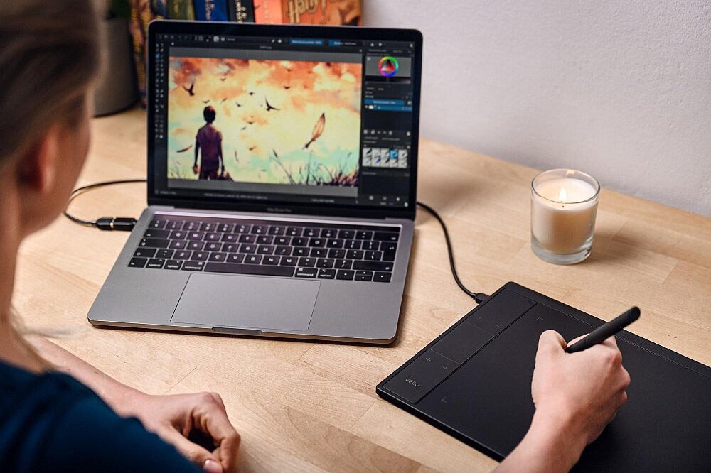 Tablet graficzny VEIKK A30 wygodny