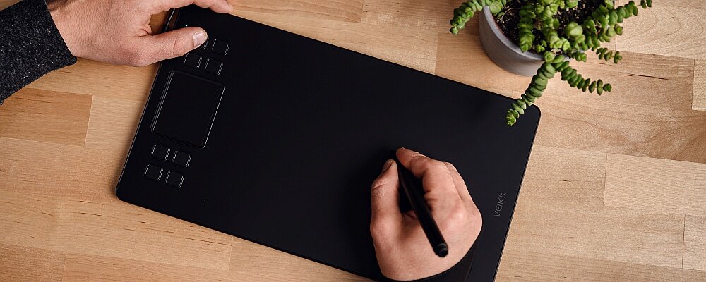 Tablet graficzny VEIKK A50 rozmiar