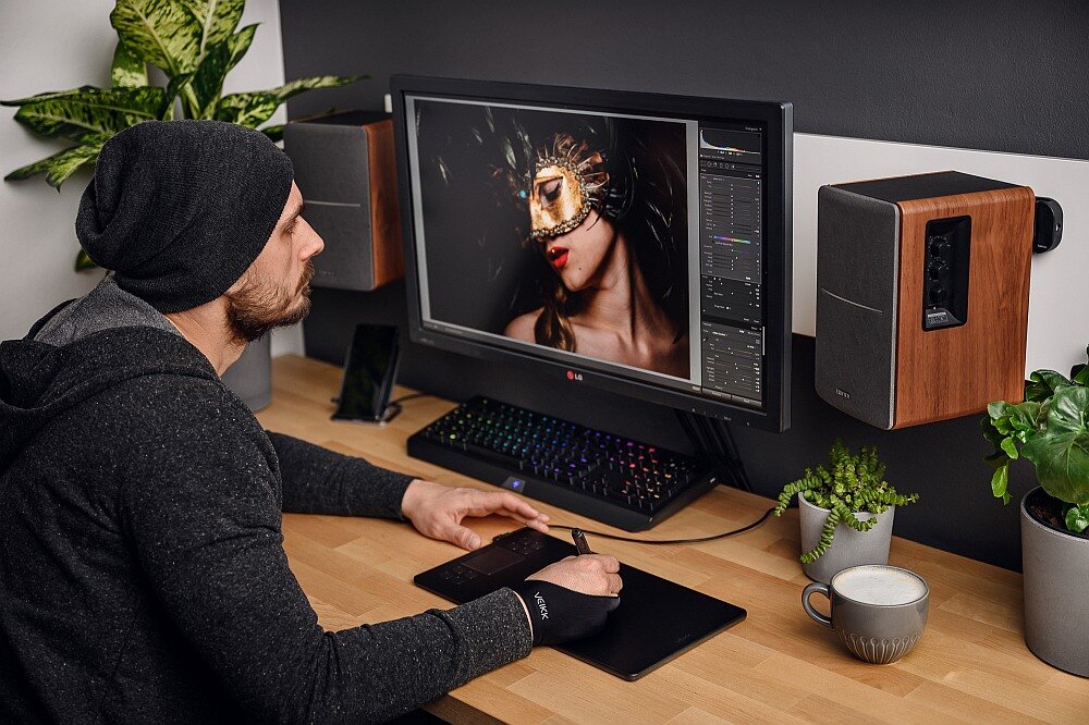 Tablet graficzny VEIKK A50 wygodny