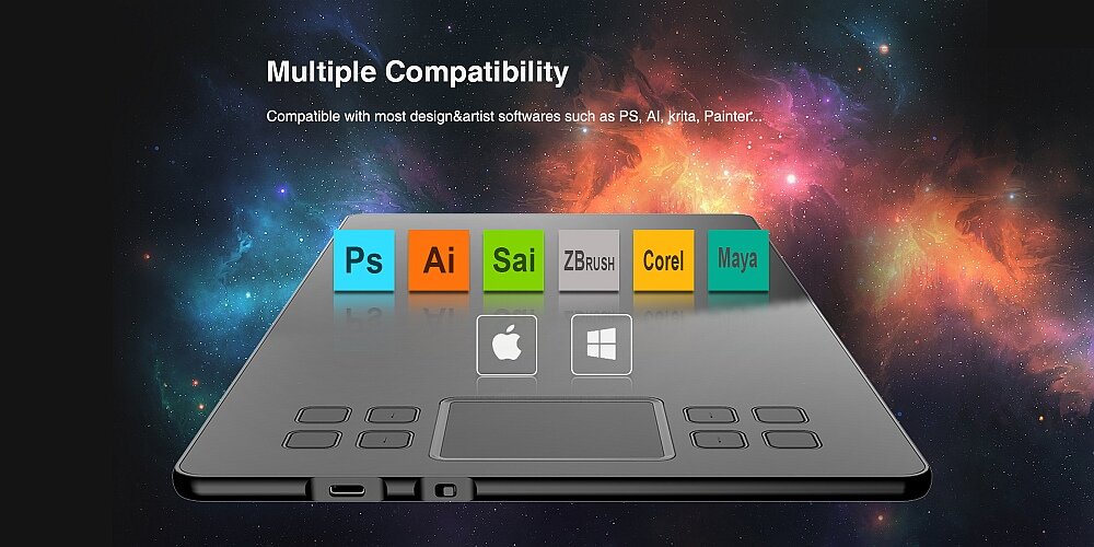 Tablet graficzny VEIKK A50 kompatybilny
