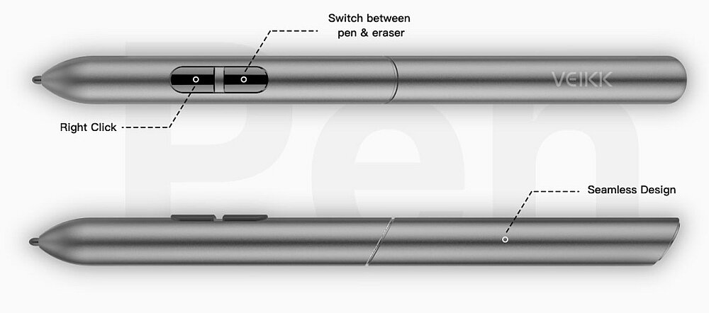 Tablet graficzny VEIKK S640 rysik