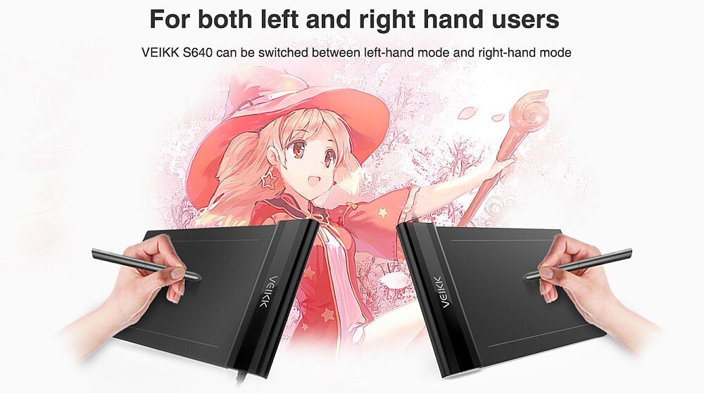Tablet graficzny VEIKK S640 wygodny