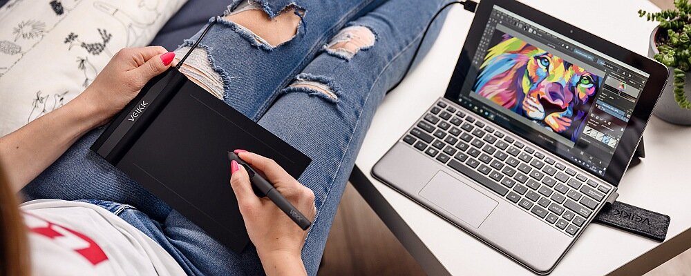 Tablet graficzny VEIKK S640 kompatybilny