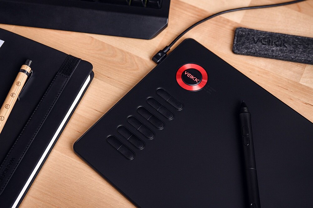 Tablet graficzny VEIKK A15 rozmiar