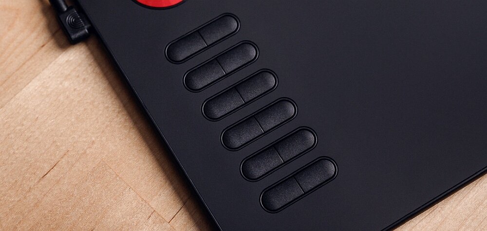 Tablet graficzny VEIKK A15 przyciski