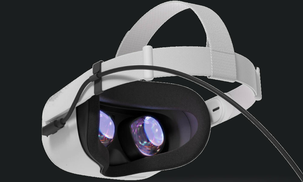 Kabel USB-C - USB-C OCULUS Link podlaczony
