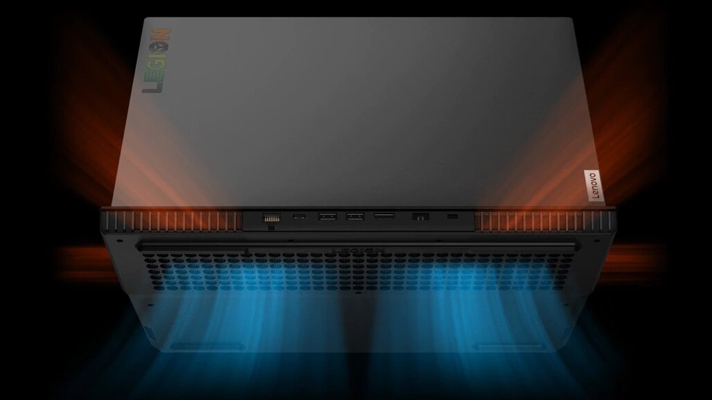 Laptop LENOVO Legion 5 - Wydajny system chłodzenia Coldfront 2.0 Funkcja Q Control 3.0