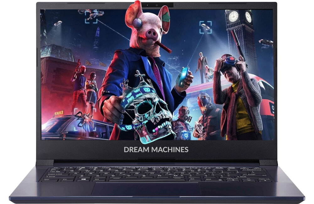 Laptop DREAMMACHINES G1650-14PL30 smukly nowoczesny design elegancki