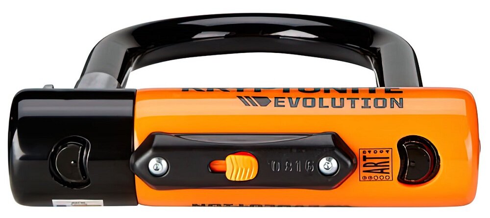 Zapięcie rowerowe KRYPTONITE Evolution Mini-7 + Kryptoflex U-lock Czarno-pomarańczowy - duza ilosc miejsca