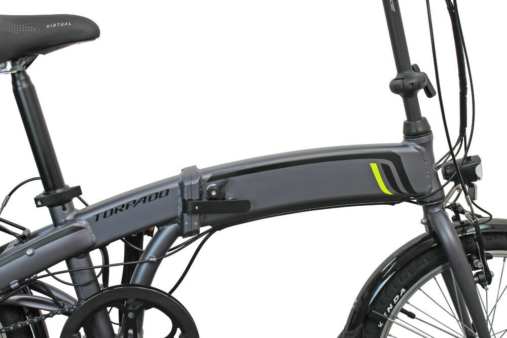 Rower elektryczny TORPADO Explorer U15 20 cali srebrny rama aluminiowa 15 cali lekka odporna na korozję i uszkodzenia mechaniczne