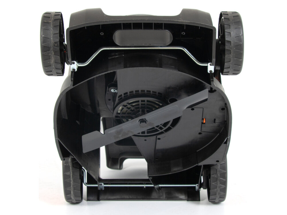 Kosiarka elektryczna HANDY KC1600A 1600W noże szerokość robocza 38 cm wysokość 25-65 mm centralna regulacja wysokości koszenia za pomocą dźwigni 5 różnych pozycjach