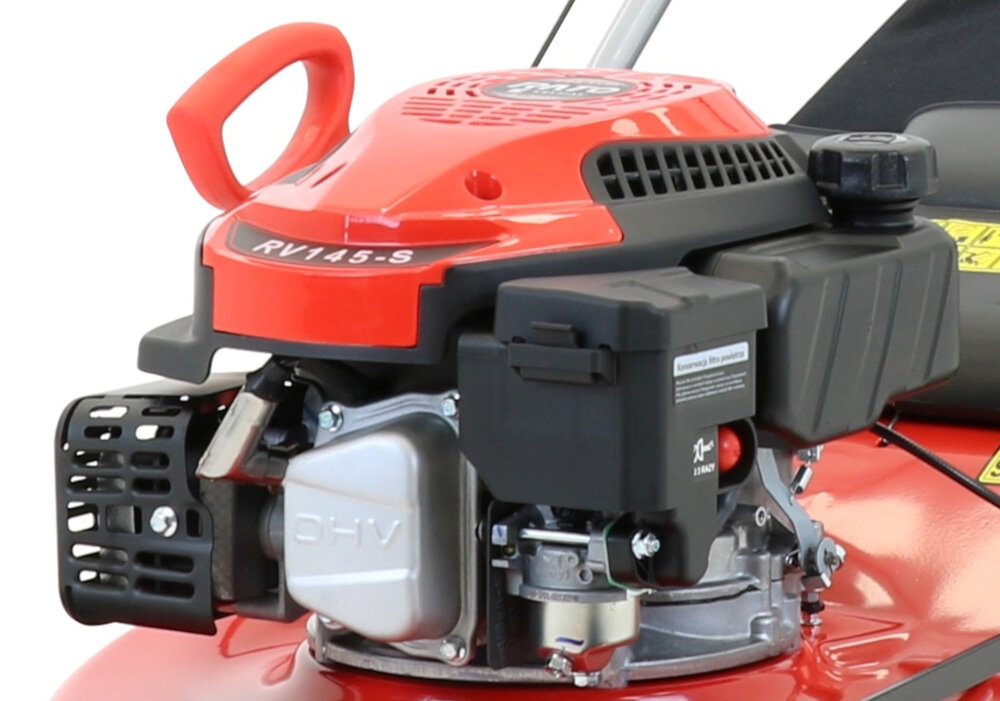 Kosiarka spalinowa LIDER SH46N144R silnik OHV RATO RV-145-S długą bezawaryjną pracę pojemność moc technologii OHV wydajność bezawaryjność łatwa obsługa