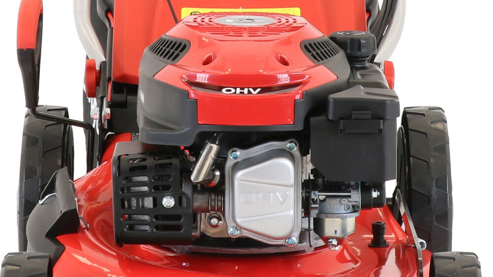 Kosiarka spalinowa FAWORYT WA46N170-3W1 z napędem wysokiej jakości silnik FAWORYT OHV pojemność technologia OHV wydajność przy niskim spalaniu bezawaryjność łatwa obsługa